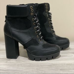 New, black boots